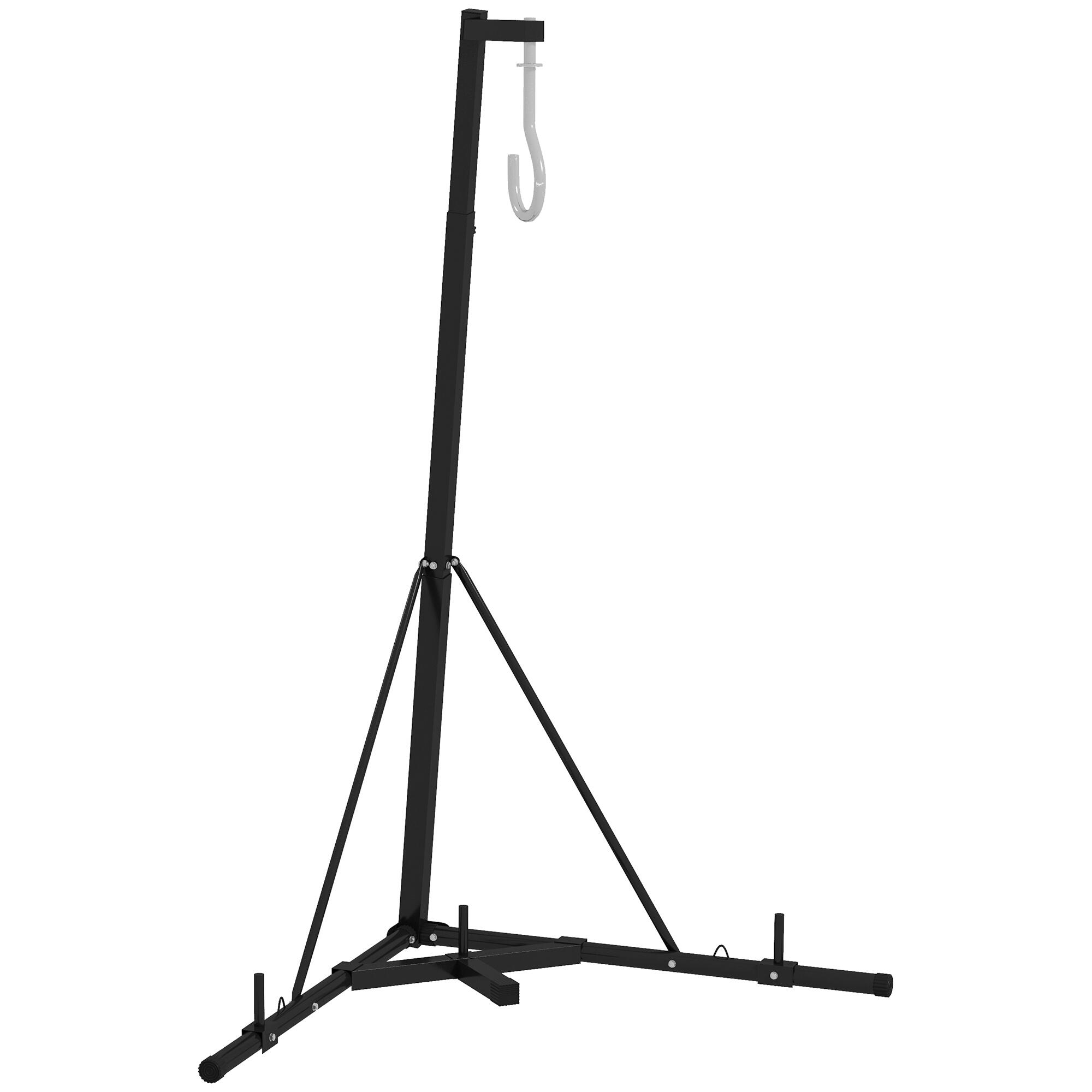 Suporte Saco de Boxe SPORTNOW 170x90x182-225 cm Preto