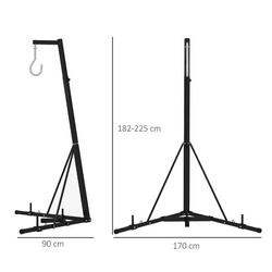 Soporte Pared Saco Boxeo Negro 60x90 profundidad PREGUNTAR STOCK - Lua  Sports