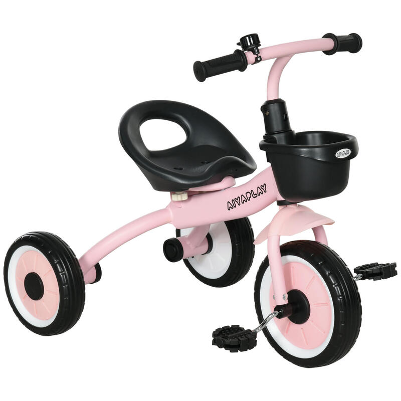 Triciclo para Niños AIYAPLAY 70.5x50x58 cm Rosa