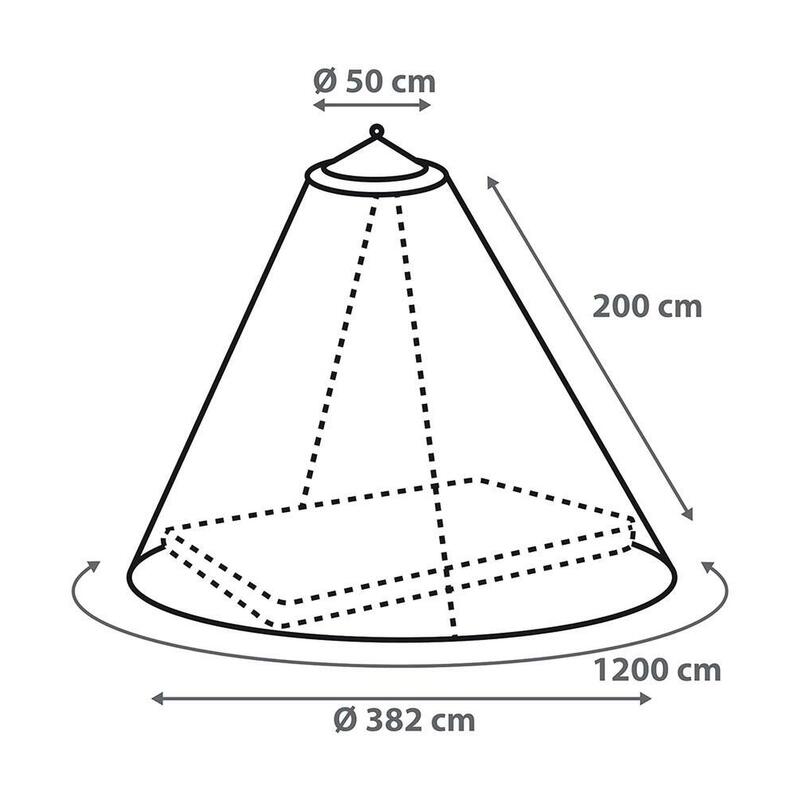 Ring Moskito Netz Doppel Bett Reise Mücken Pyramid Insekten Schutz 2x2m