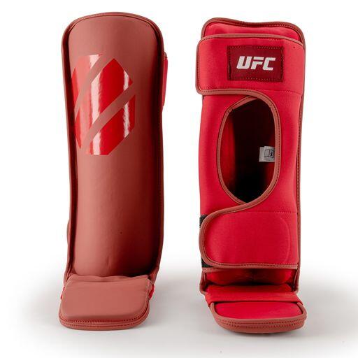 Combat PRO Tonal Scheen- en Voetbeschermers - UFC - Rood - Maat XL