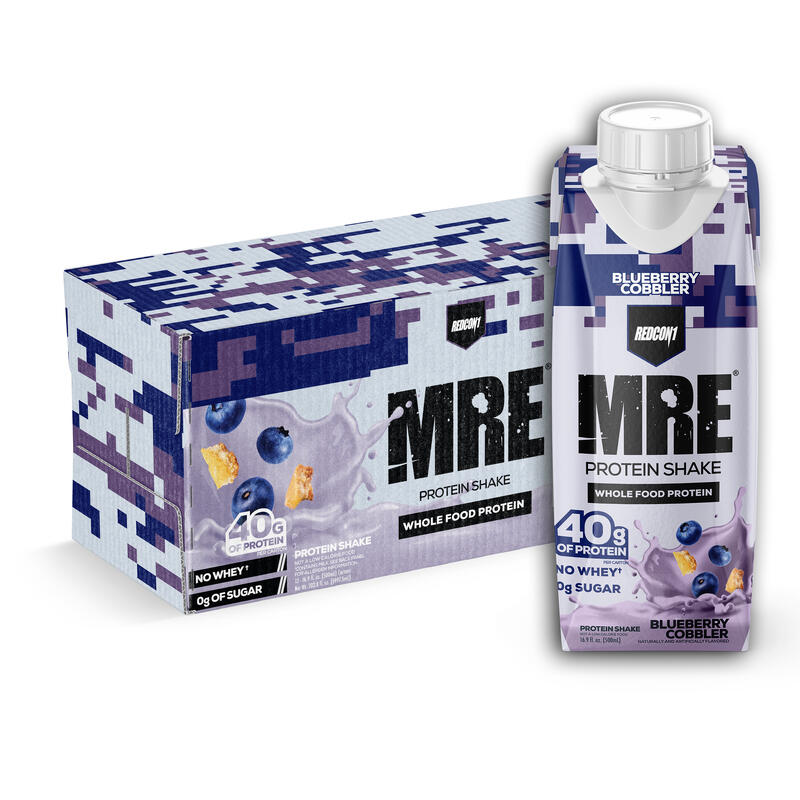 40G No Whey Protein Shake Ready to Drink (500ml x 12pcs) - Blueberry Cobbler