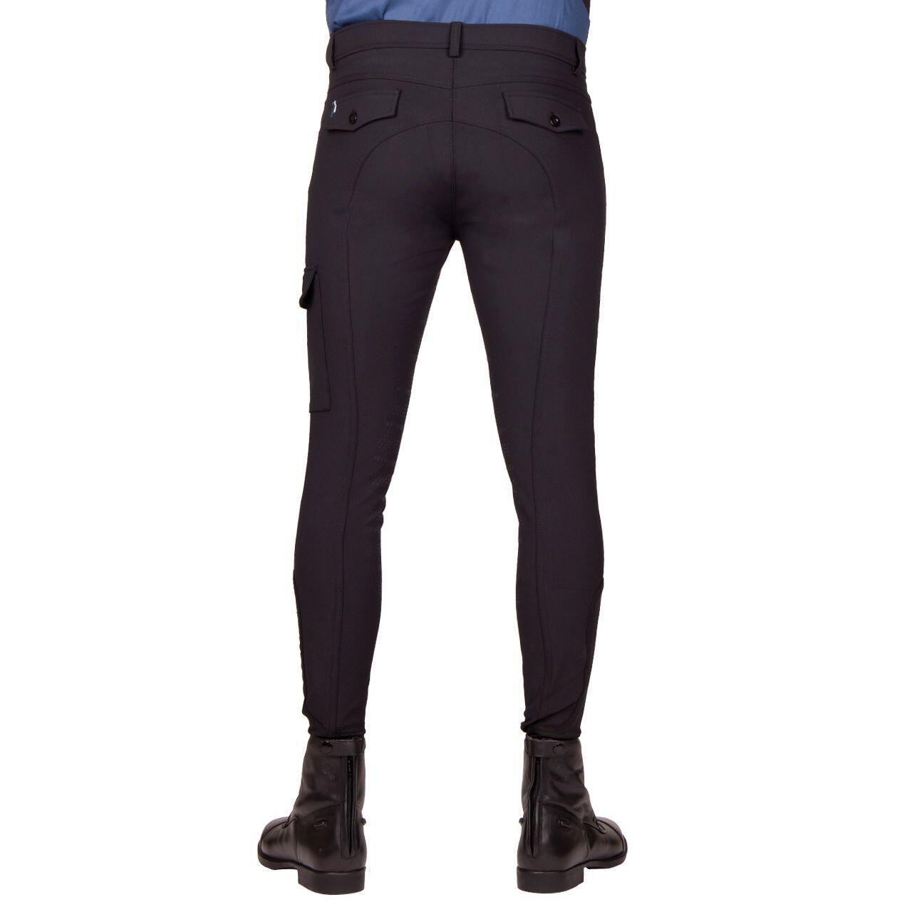 Pantalon équitation mid grip QHP Swen 7/7