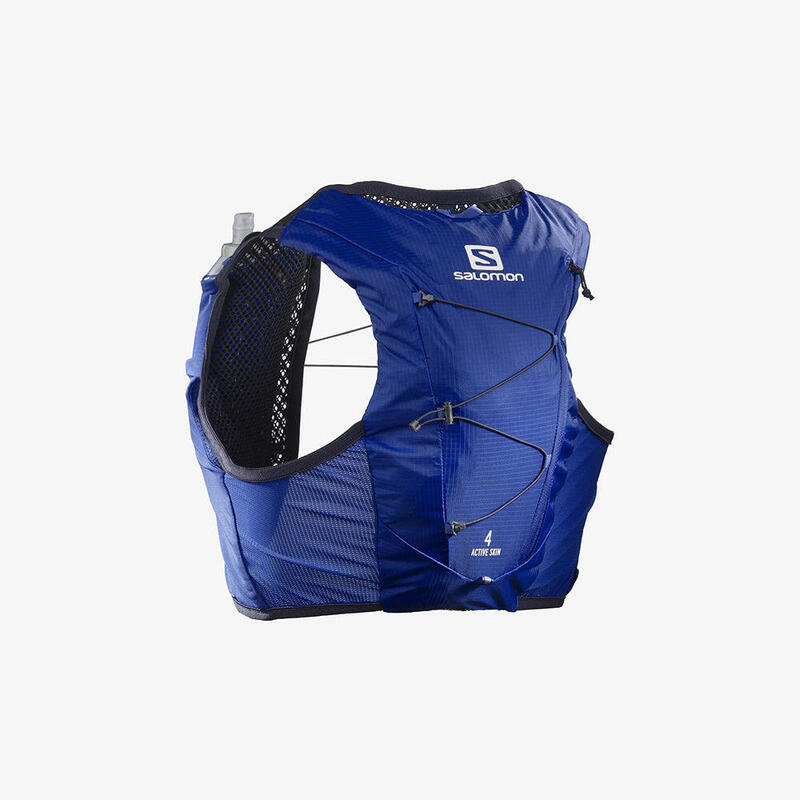 Active Skin 4 With Flasks Hydration Trail Running Backpack Vest 4L - Blue