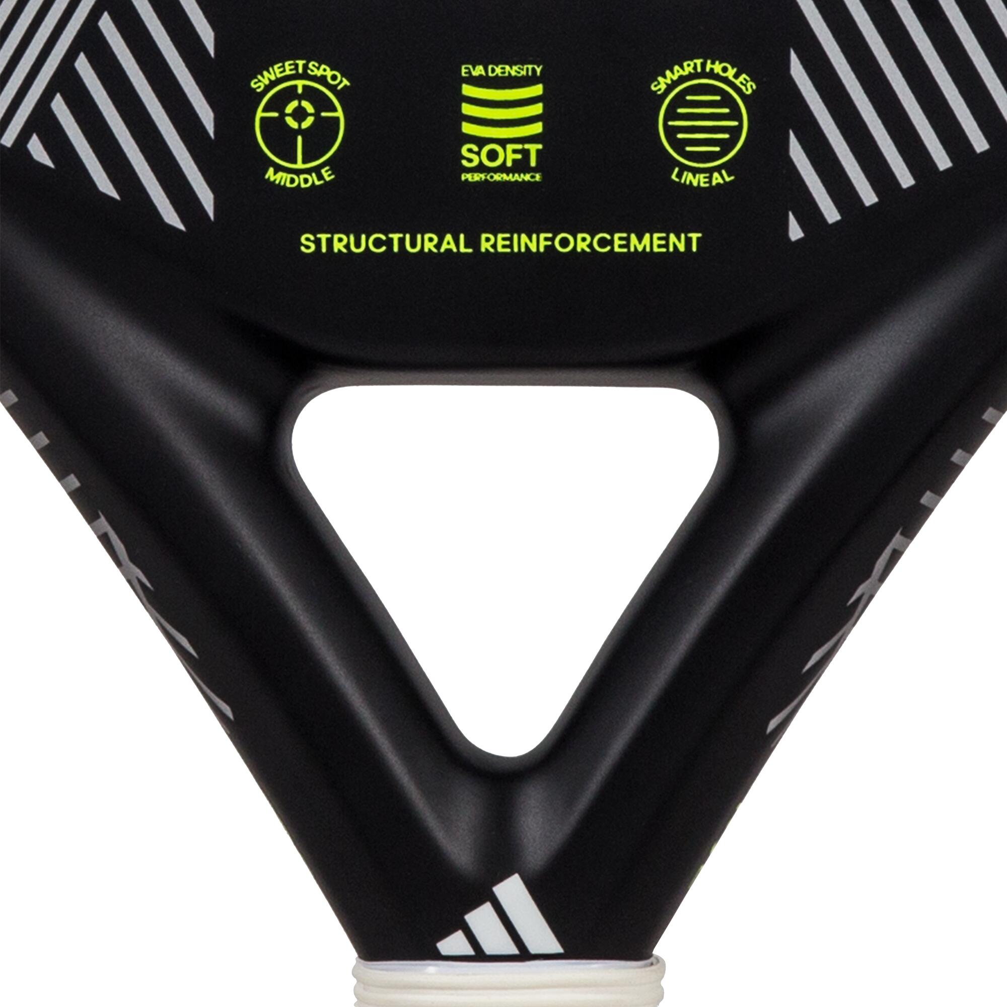 adidas Match 3.3 Black/Lime Padelschläger 3/7
