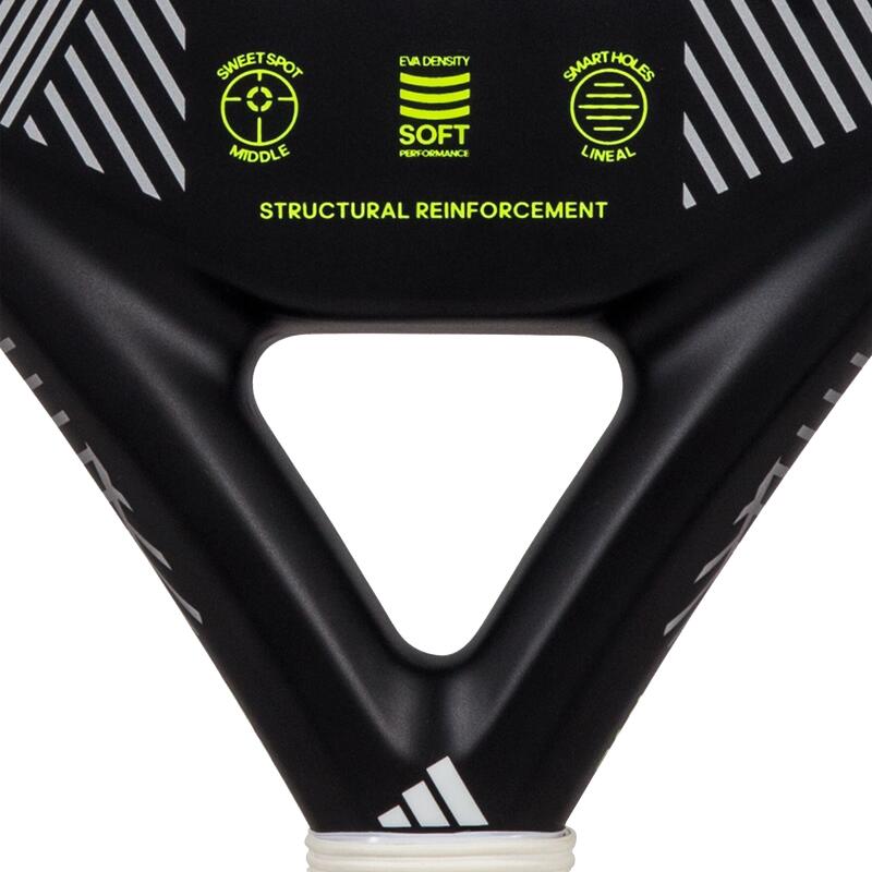 Racchetta padel adidas Match 3.3 Black/Lime