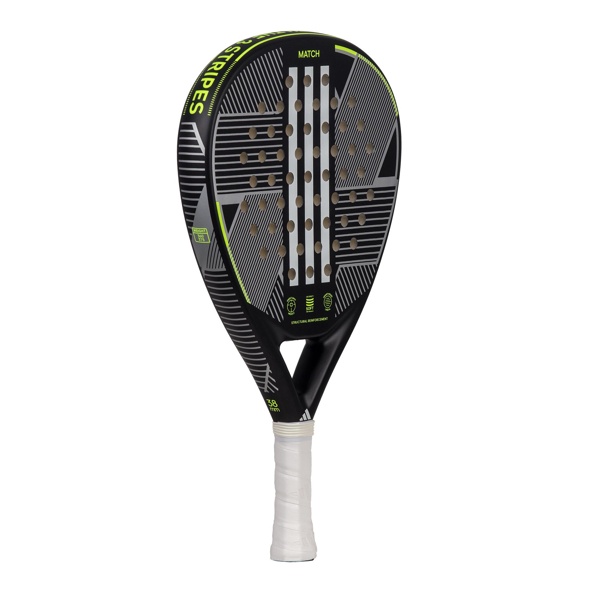 adidas Match 3.3 Black/Lime Padelschläger 2/7