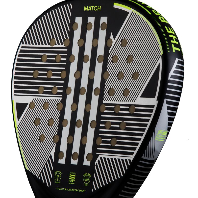 Pala de pádel Match 3.3 Black/Lime