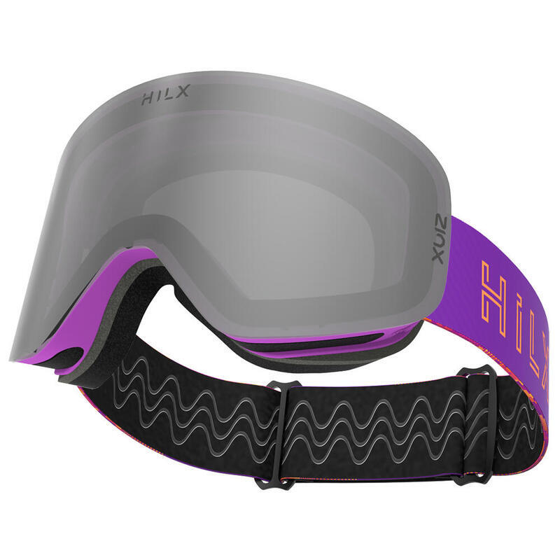 VINTRO Unisex Anti-fog & Triple Scratch Ski, Snow Goggles - Purple