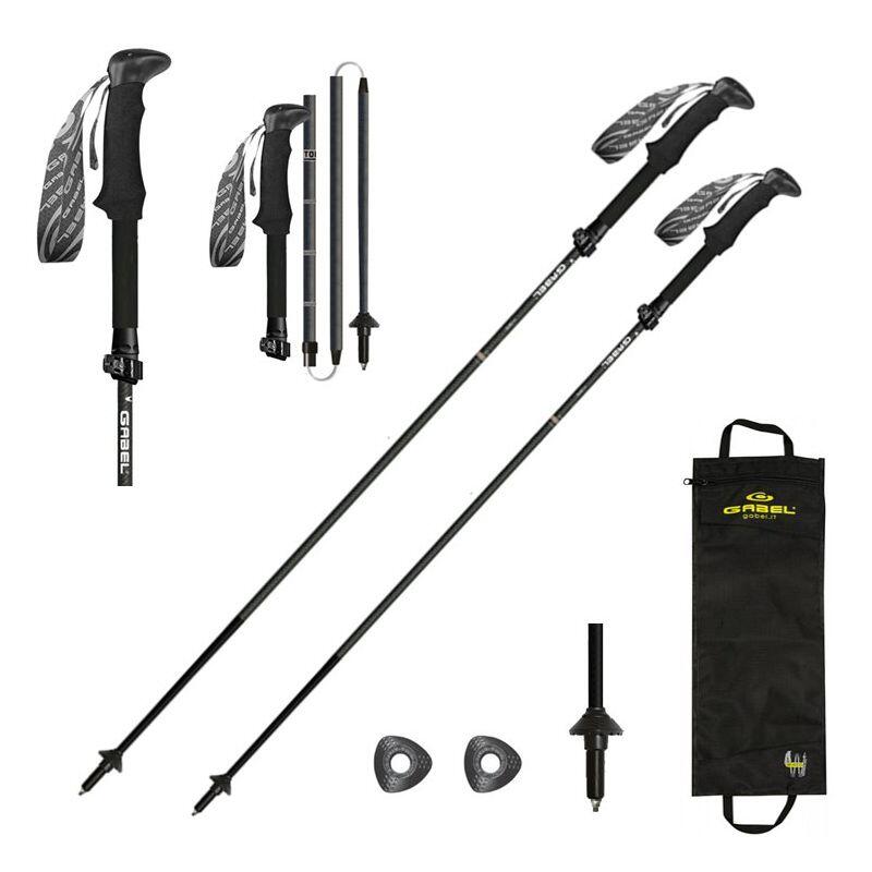 Kije trekkingowe Gabel Hybrid Carbon XTS 105-125 cm