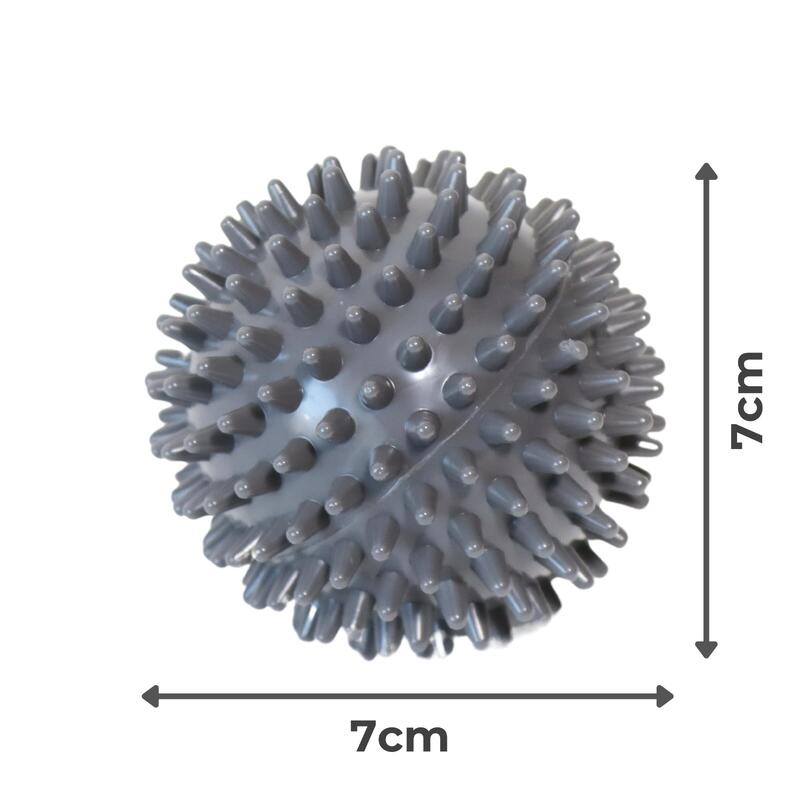 Piłeczka z kolcami do masażu i fizjoterapii 7cm fit.me