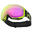 RECON Unisex  Anti-fog & Anti scratch Ski, Snow Goggles - Purple/Black/Green