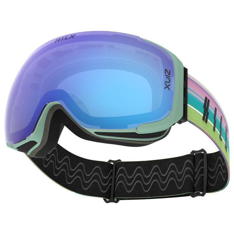 RECON Unisex  Anti-fog & Anti scratch Ski, Snow Goggles - Blue-purple/Green