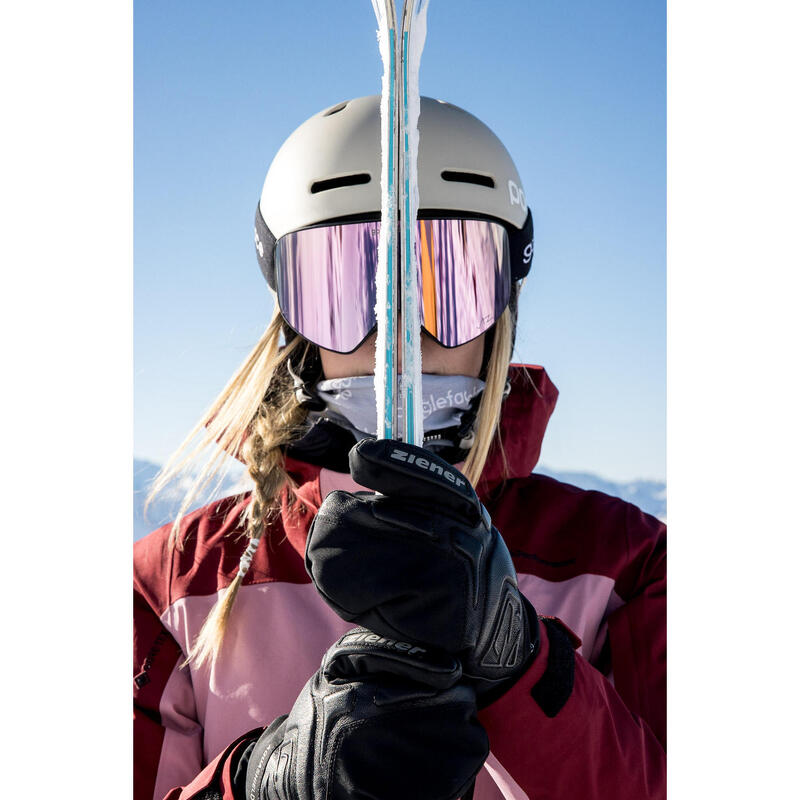 Masque de ski- en snowboard Goggleface Straight Line - NOIR/ROSE - UNISEX