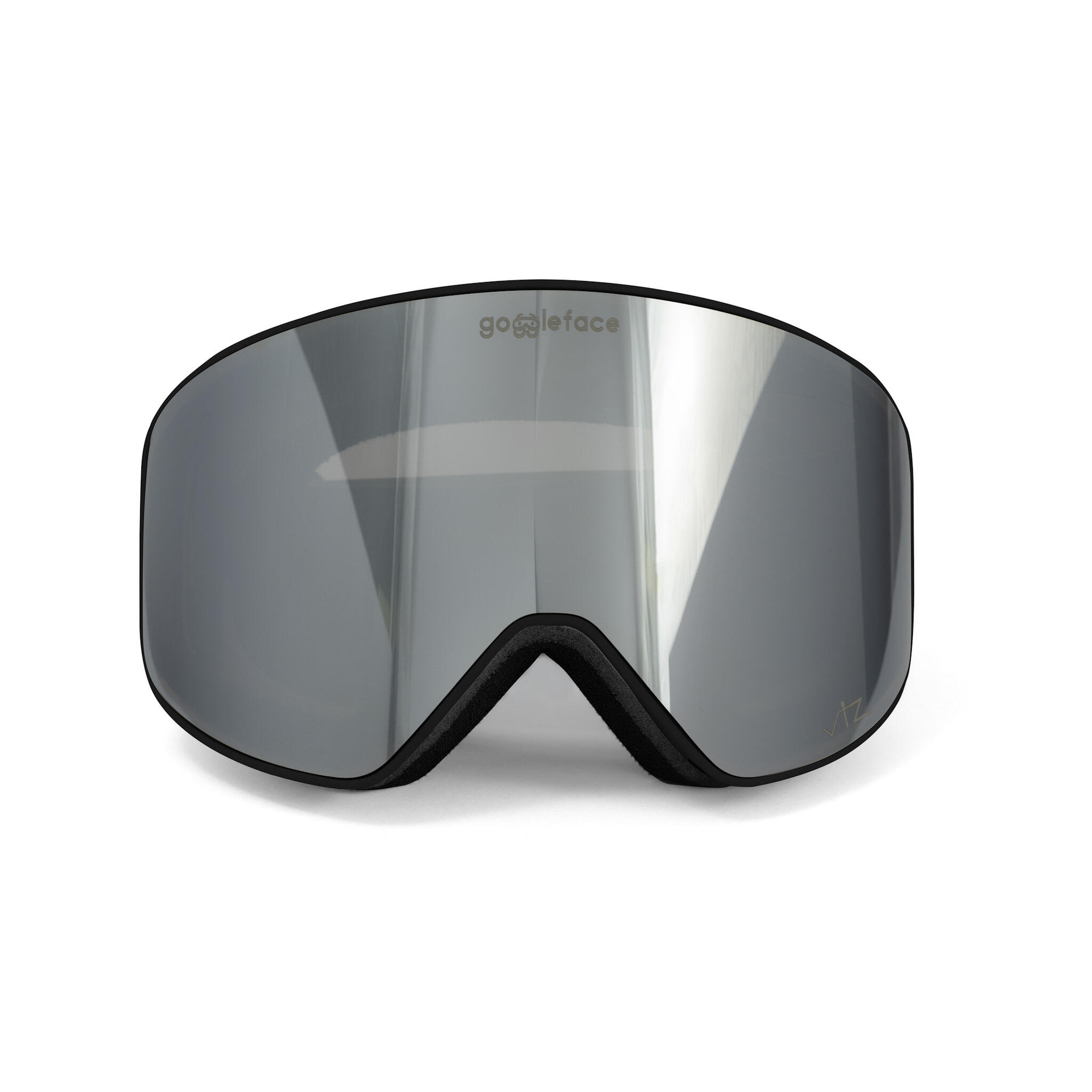 Masque de ski- en snowboard Goggleface Straight Line - NOIR/ARGANTÉ - UNISEX 2/4