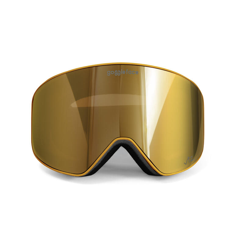 Ski- en snowboardbril Goggleface Straight Line - GOLD RUSH - UNISEX