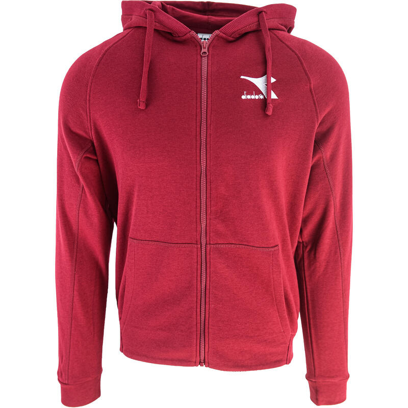 Fato de treino Diadora Hoodie Fz Core, Vermelho, Homens