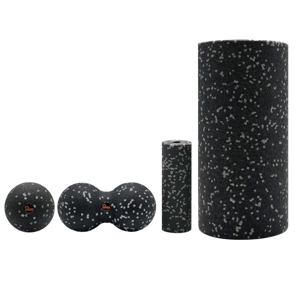 Zestaw do masażu Majestic Sport TENSO EPP 4w1 Roller + Wałek + Piłka + Duoball