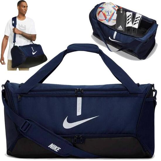 Nike Academy Team Duffel Medium 60L Blu navy