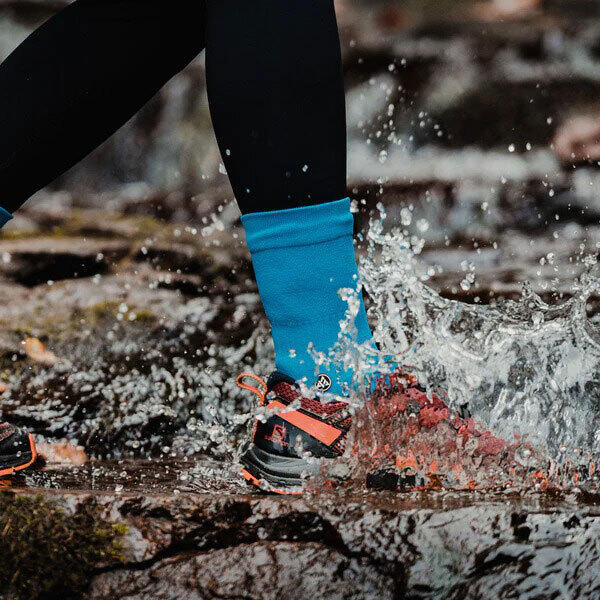 Chaussettes Imperméables TRAIL-DRY - Bleu - à partir de fibres de bambou 5/5