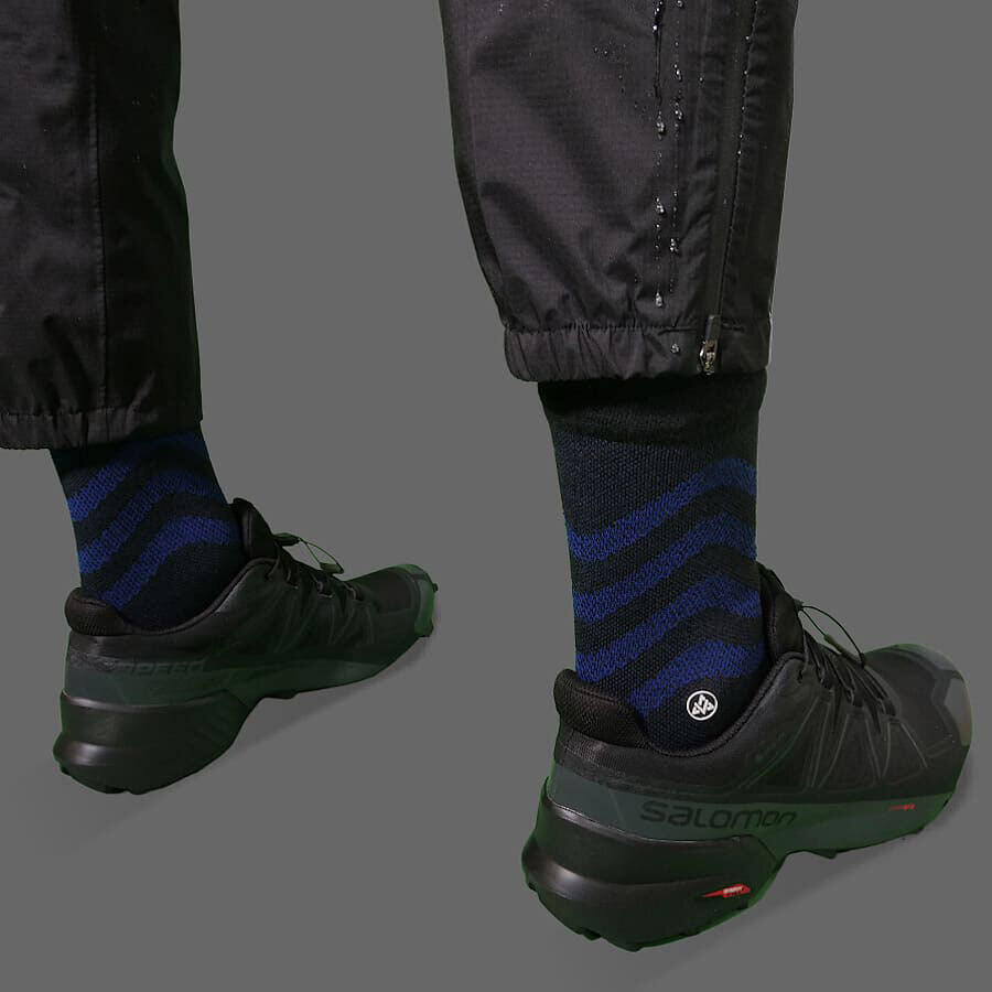 Chaussettes Imperméables ECO-DRY - Vert - à partir de fibres de bambou 4/5