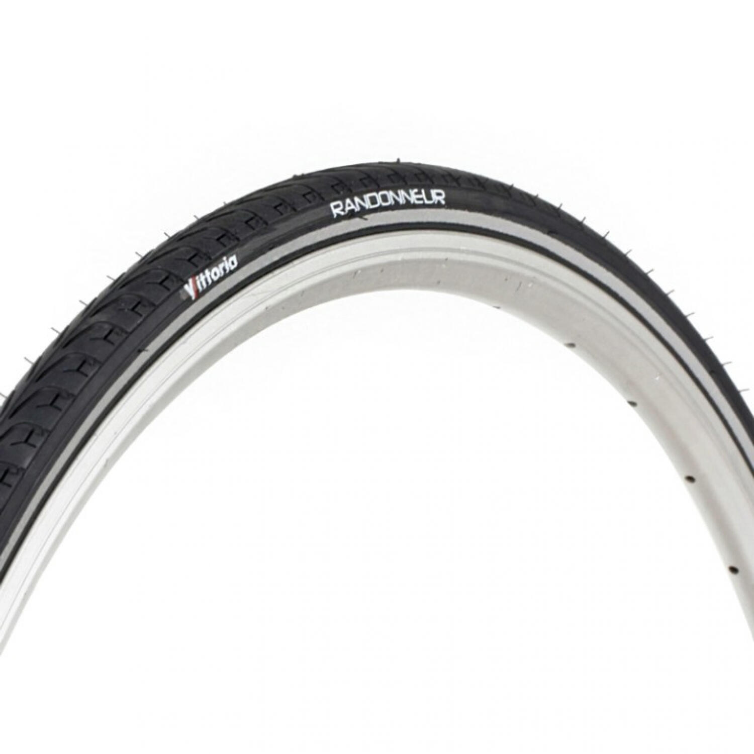 Vittoria - Pneu Vtt Urbain 26 X 1.75 Vittoria Randonneur Noir Tr (47-559) - 8022530013543 - Pneu - Noir - 47-559 - Decathlon