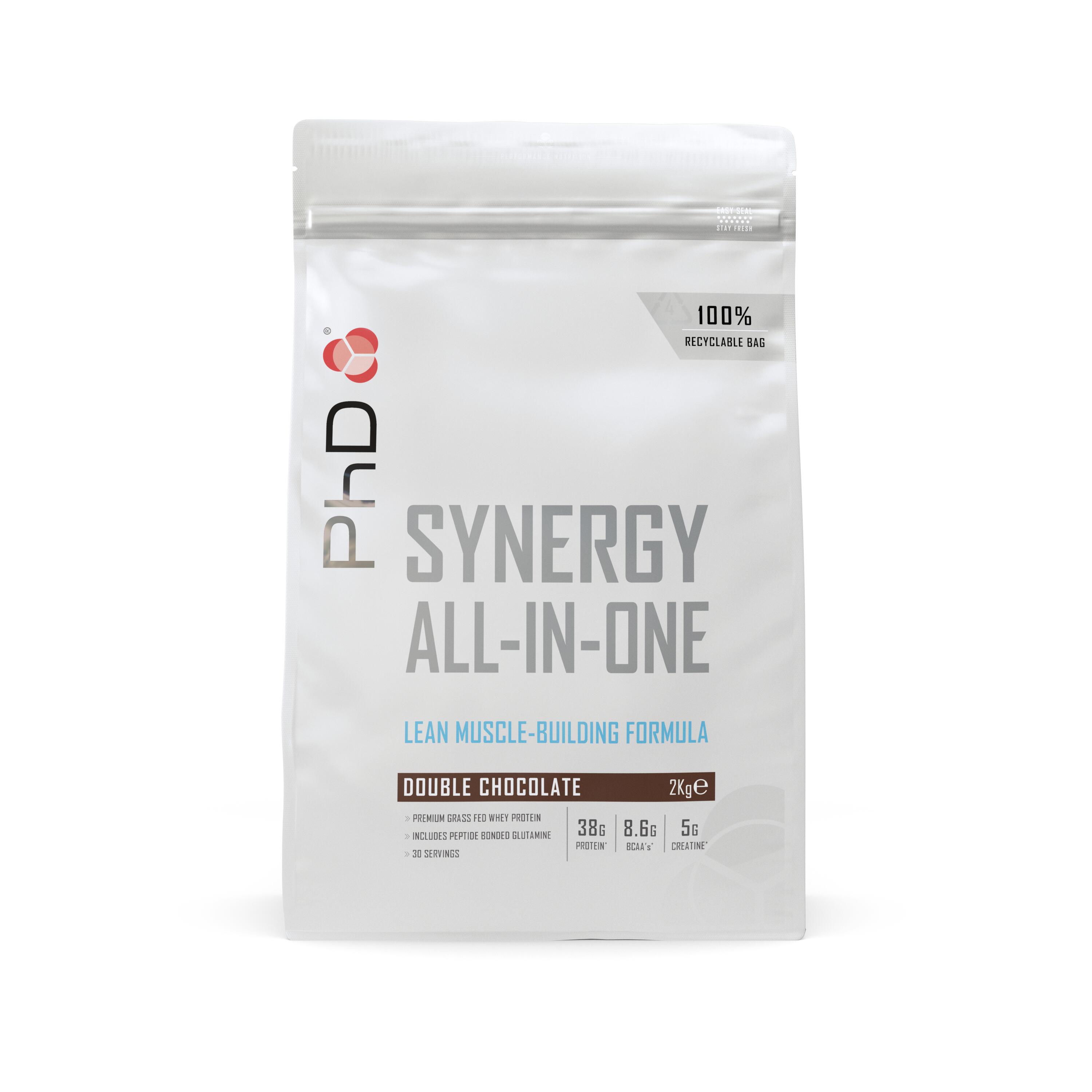 PhD Nutrition | Synergy Powder | Double Chocolate Flavour | 2kg 2/5
