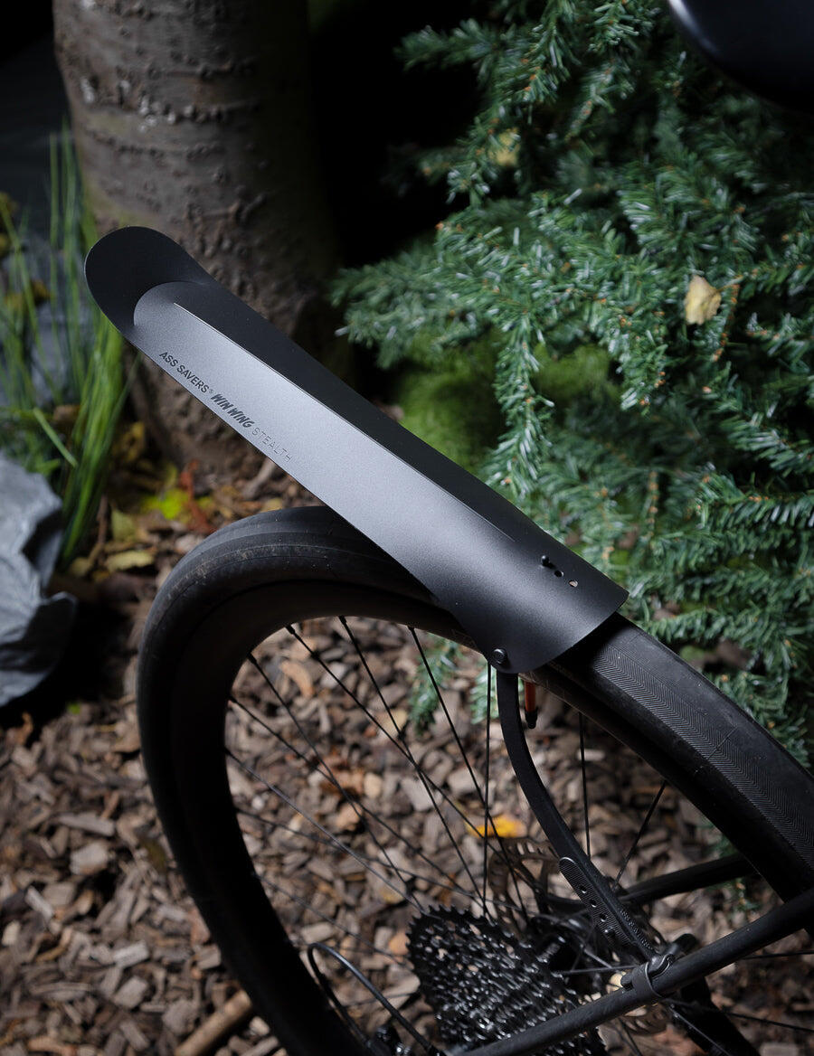 Ass Savers WIN WING 2 Gravel Stealth Rear Mudguard 3/7