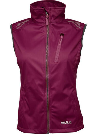 Veste fonctionnelle sans manches femme HANNA violet foncé