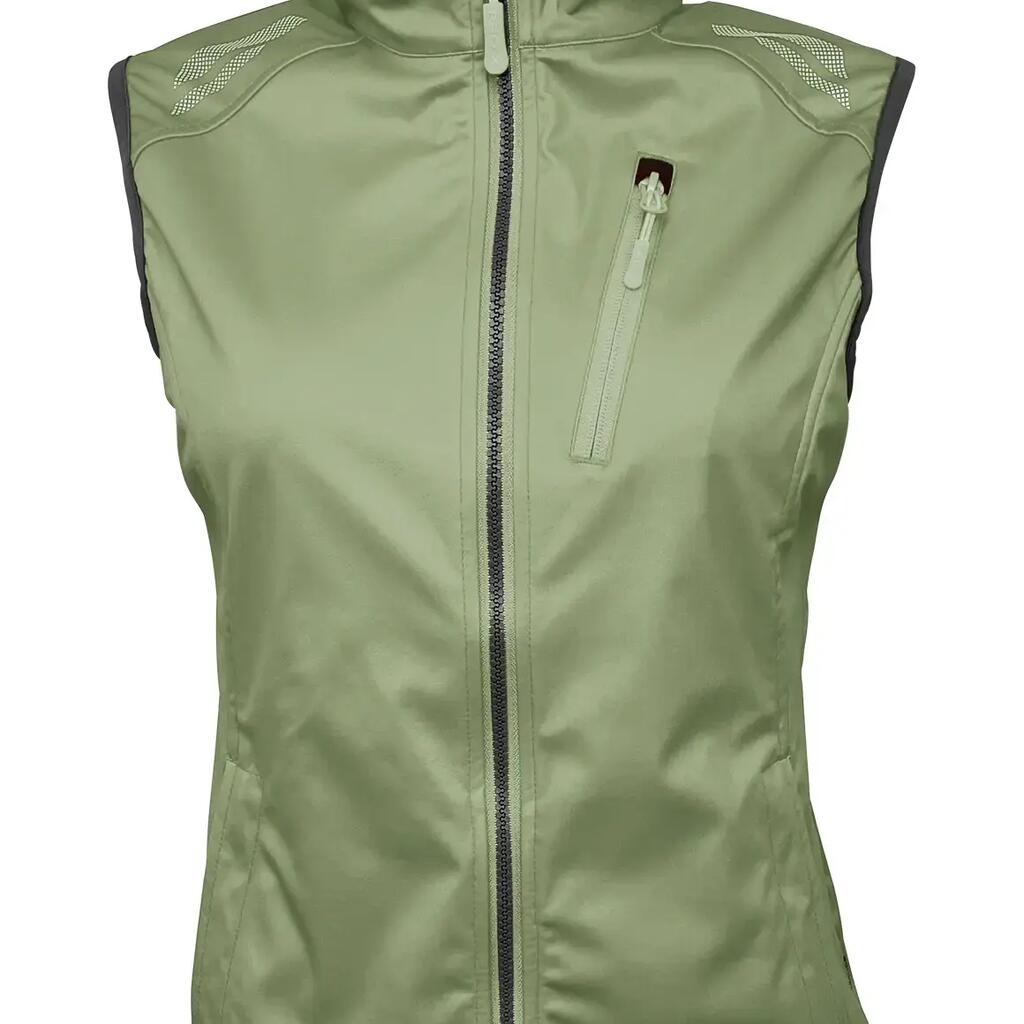 Women's functional vest HANNA Sage Green