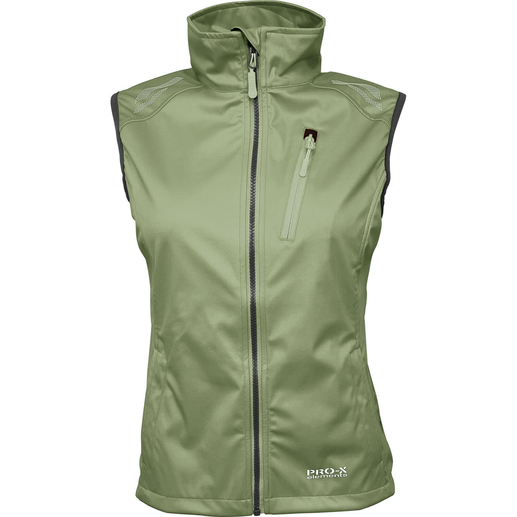 Pro-x Elements - Veste Fonctionnelle Sans Manches Femme Hanna Vert Sauge - Softshell - Vert - Decathlon