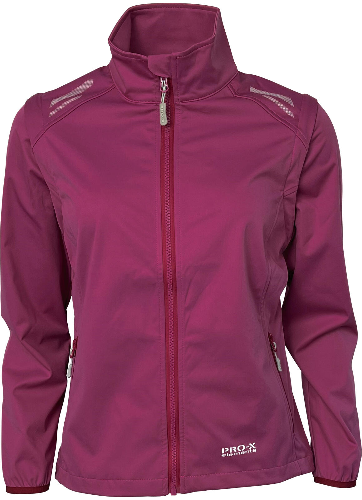 PRO-X ELEMENTS Women's Multifunctional Softshell Vest HELLEN Wine Red