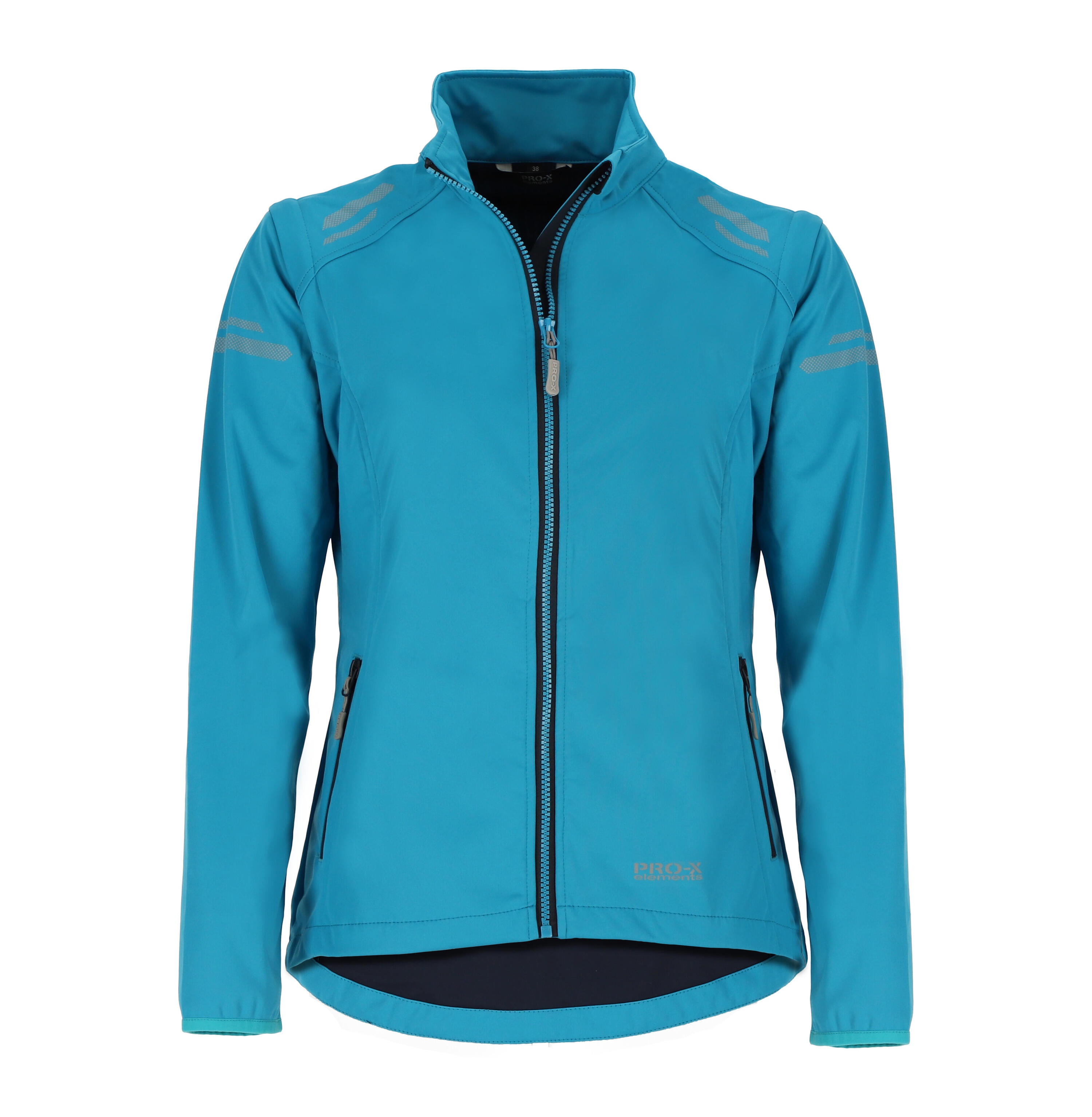PRO-X ELEMENTS Gilet softshell multifunzionale da donna HELLEN turchese neon