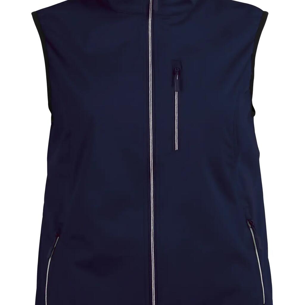 Women's softshell vest SINA Navy blue