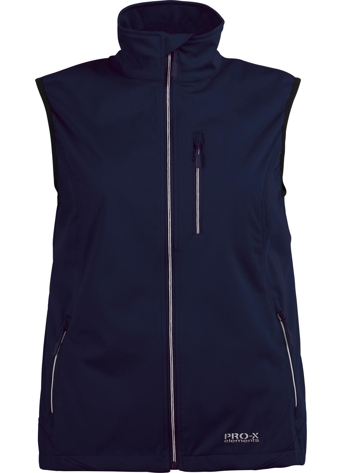 PRO-X ELEMENTS Women's softshell vest SINA Navy blue