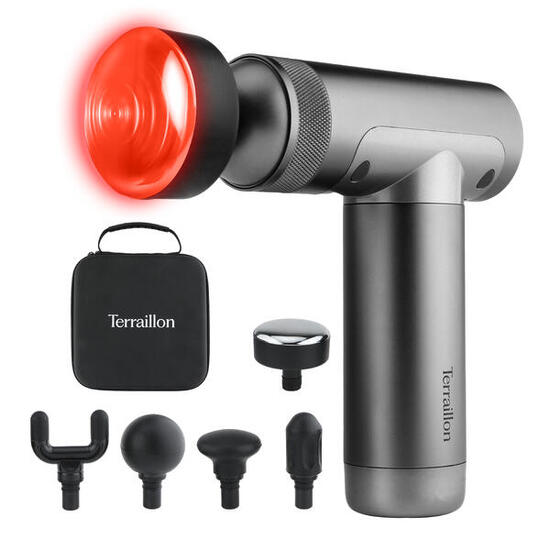 Pistolet de massage embout chauffant - MUSCLE MASSAGER