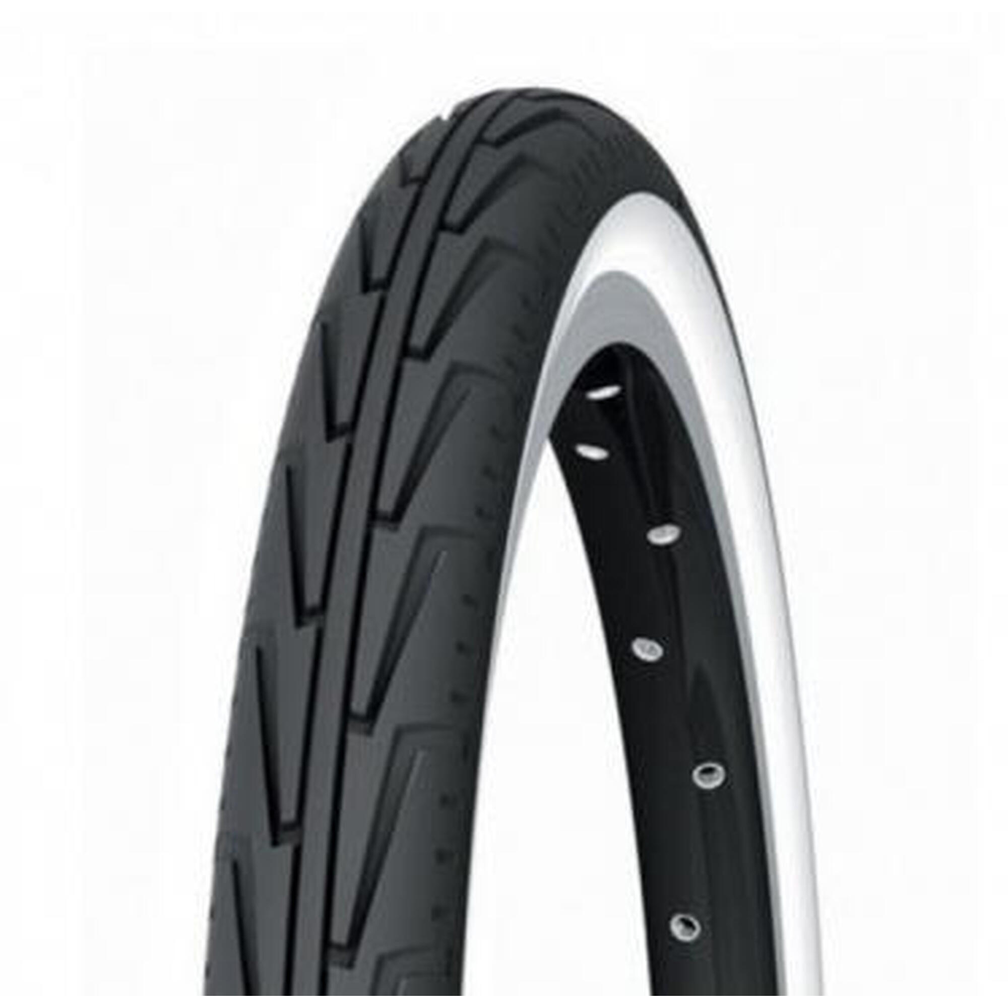 PNEU 600A CONFORT  MICHELIN DIABOLO CITY JUNIOR BLANC/NOIR TR (37-541)