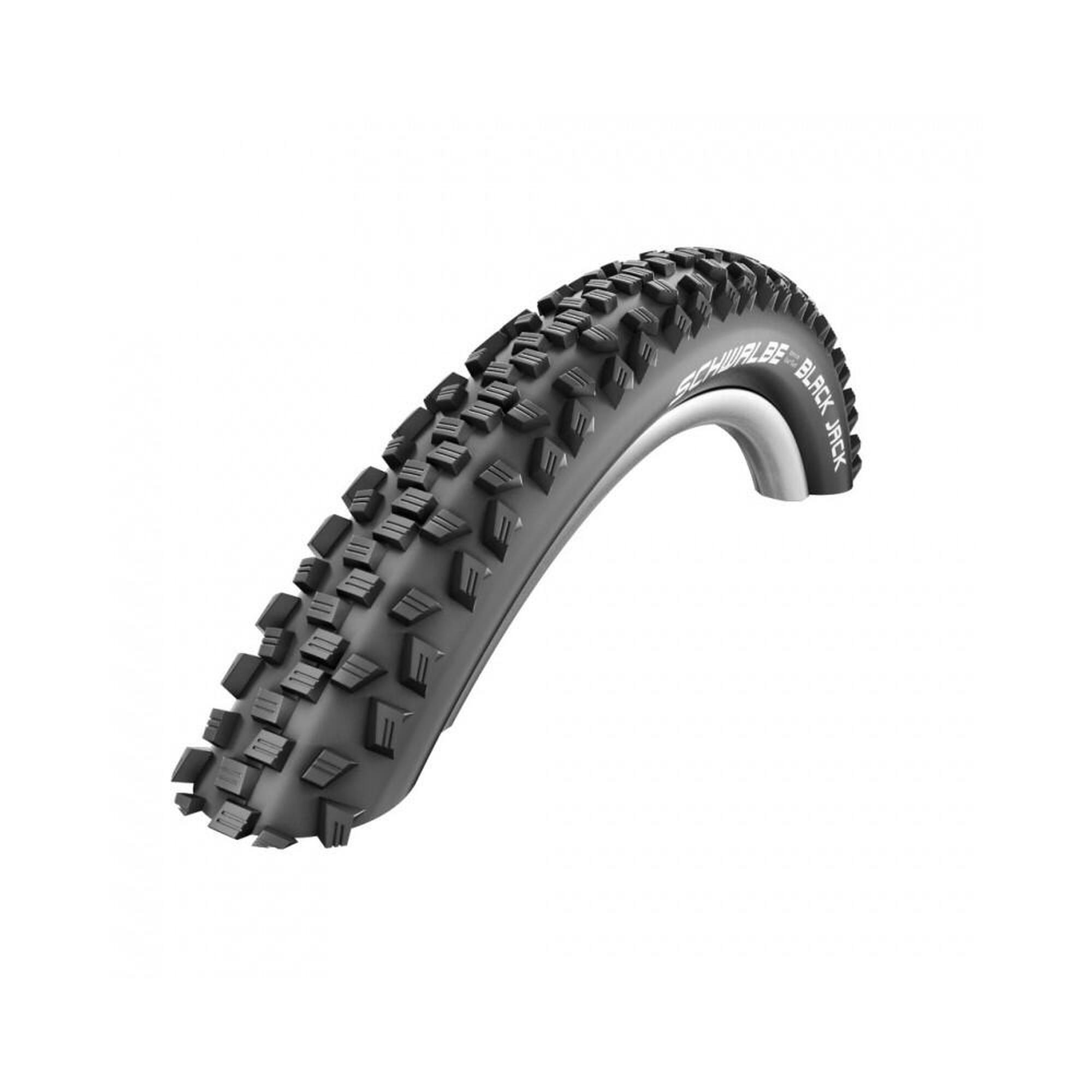 Pneu vtt 24x1.90 Schwalbe black jack noir tr (47-507)