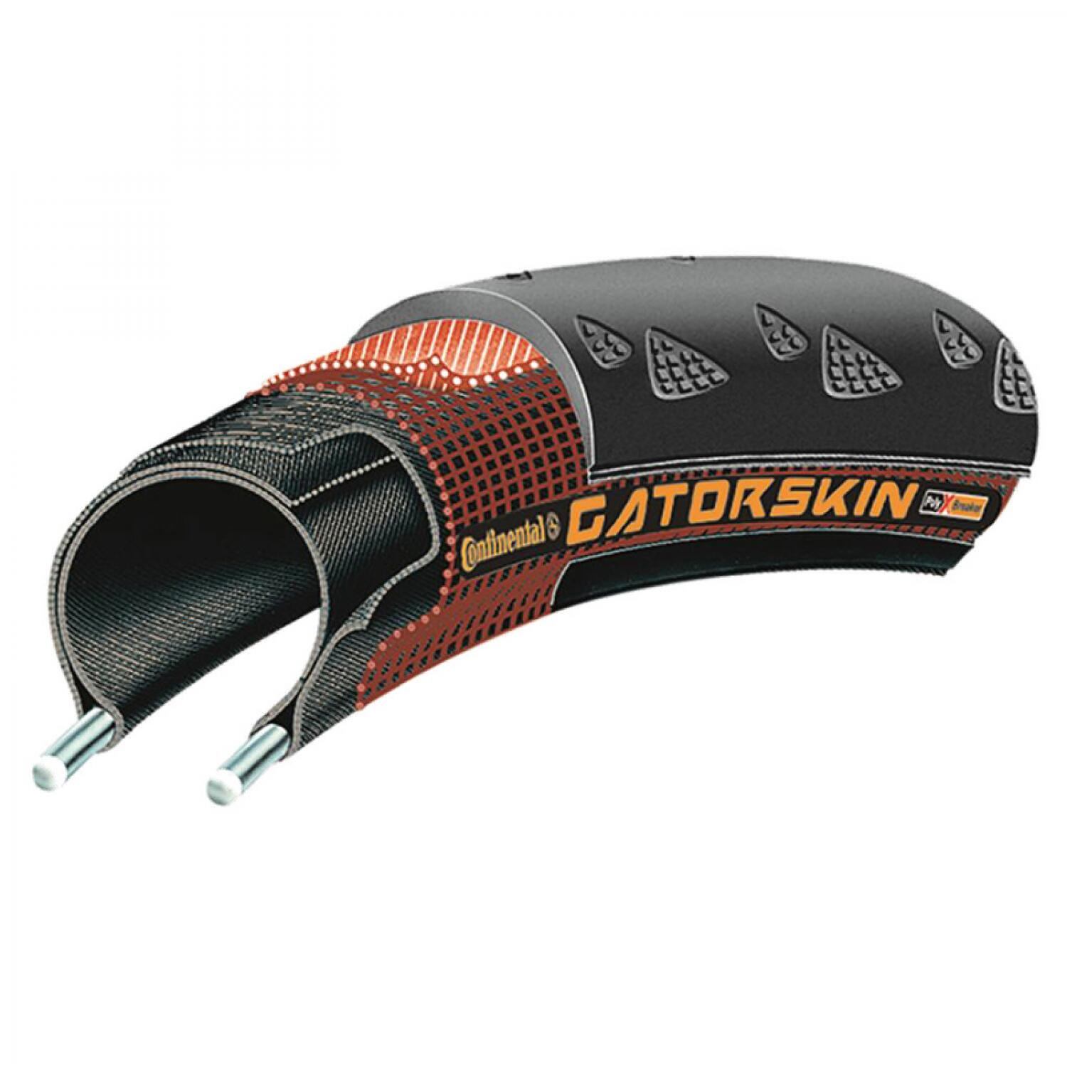 Gatorskin Tyre-Foldable Road Black/Black 700 X 28C Puncture Protection 2/4