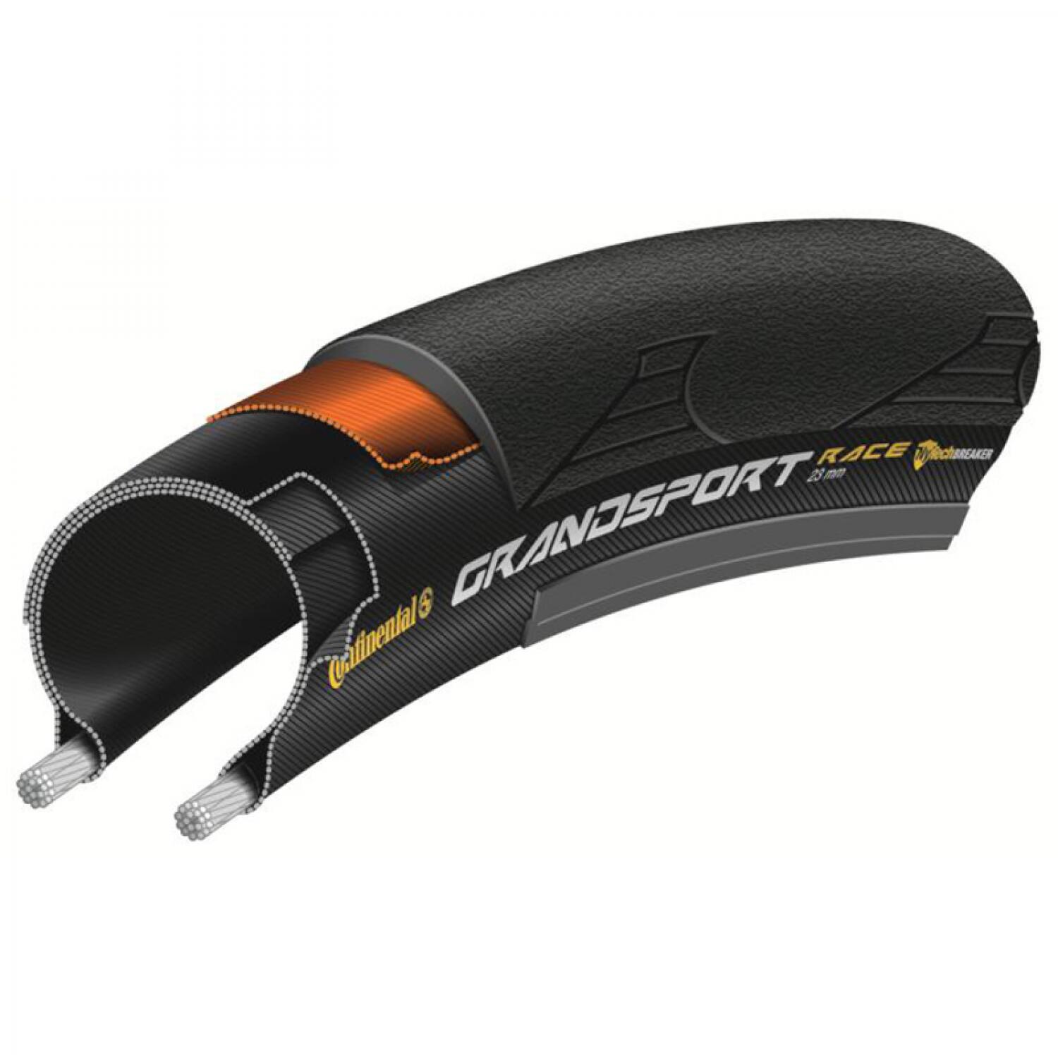 Grand Sport Race Tyre-Foldable PureGrip Compound Road Black/Black 700 X 28C 2/2