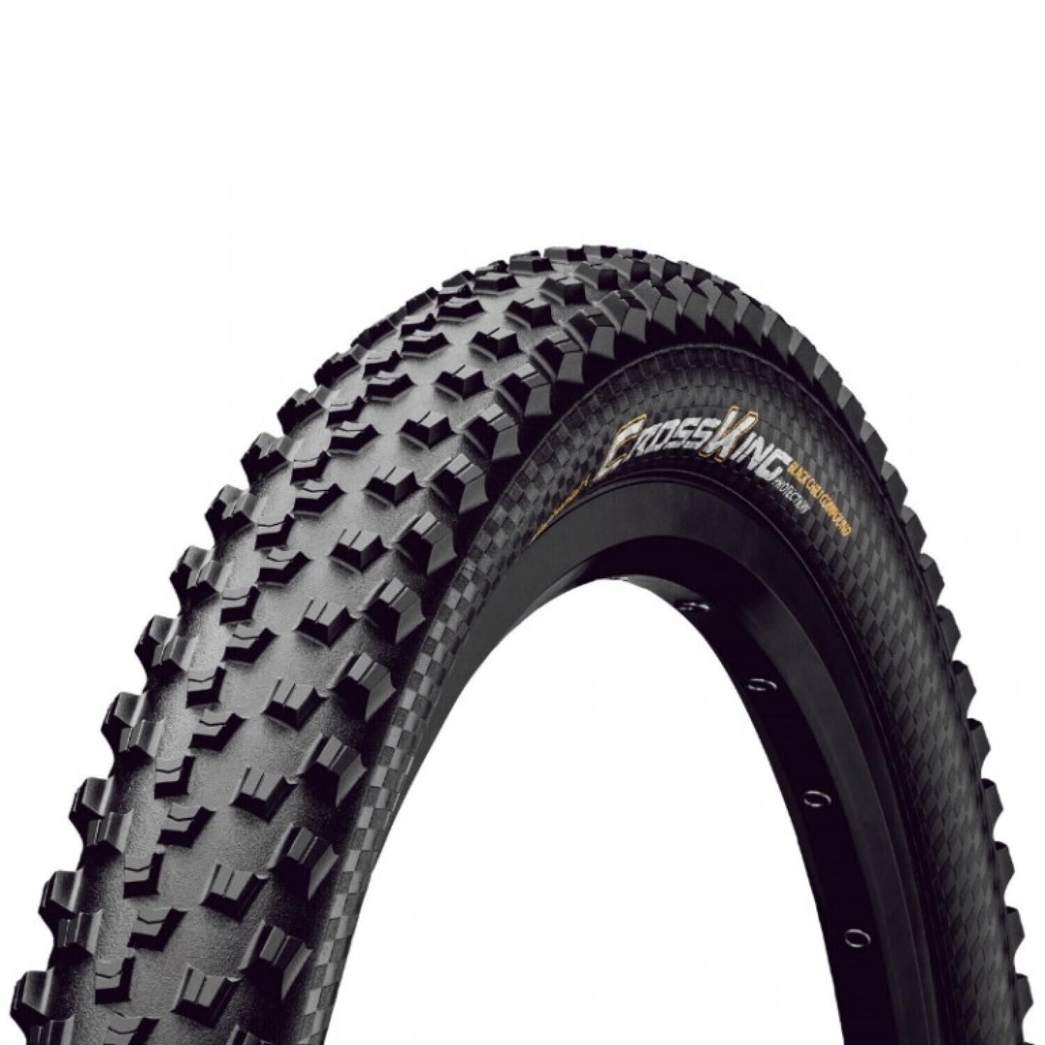 CONTINENTAL Cross King Tyre-Wire Bead MTB Black/Black 26X2.00"