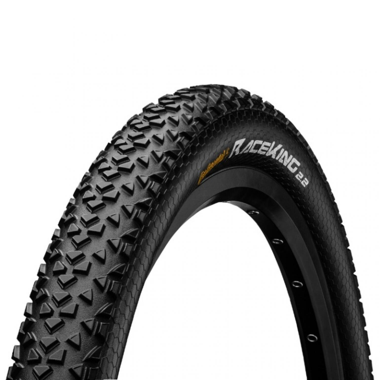 CONTINENTAL Race King Tyre-Wire Bead MTB Black/Black 26X2.00"