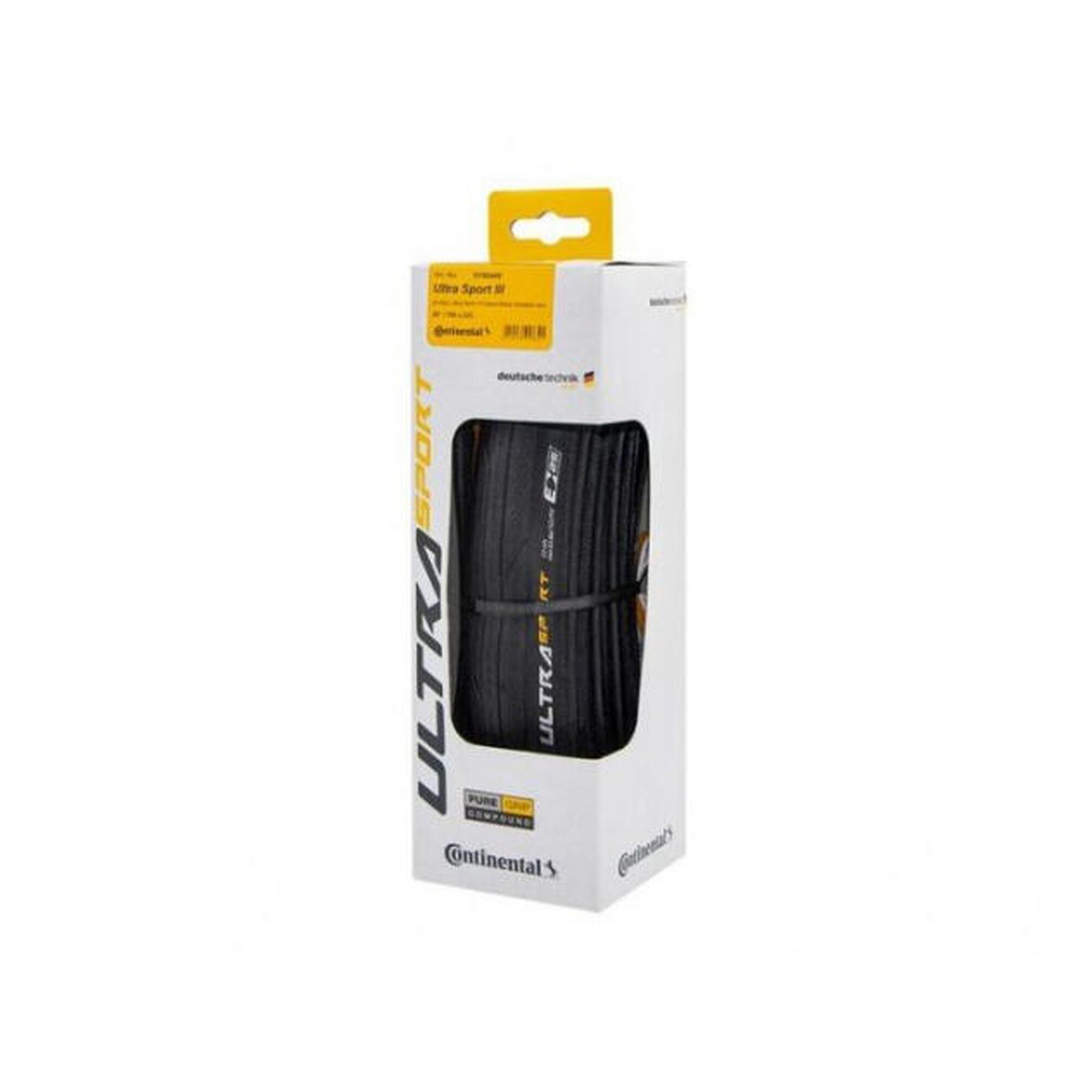 PNEU CONTINENTAL ULTRA SPORT 3 700x25 SOUPLE NOIR - 1504570000 - 4019238026849