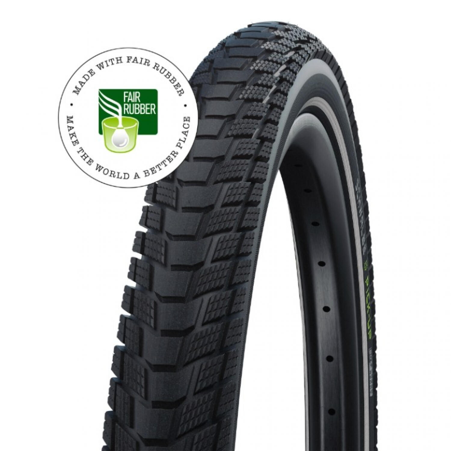 Schwalbe - Pneu Vtt/urbain 27.5x2.60 Schwalbe Pick Up Super Defense Noir Tr (65-584) - Pneu - Noir - 65-584 - Decathlon