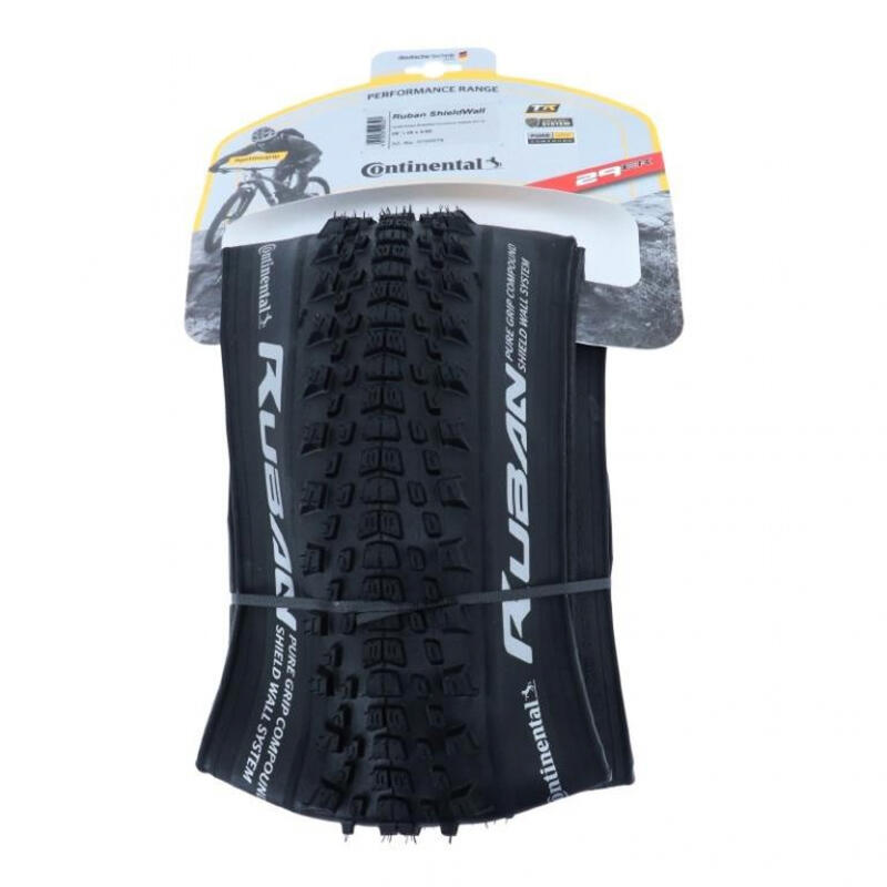 Pneu vtt 29x2.60 ts Continental ruban shieldwall tubeless ready noir (65-622)