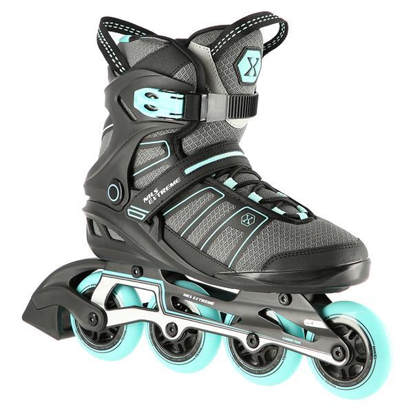 Łyżworolki rekreacyjne unisex Nils Extreme NA14217 ABEC9 szybkie z hamulcem