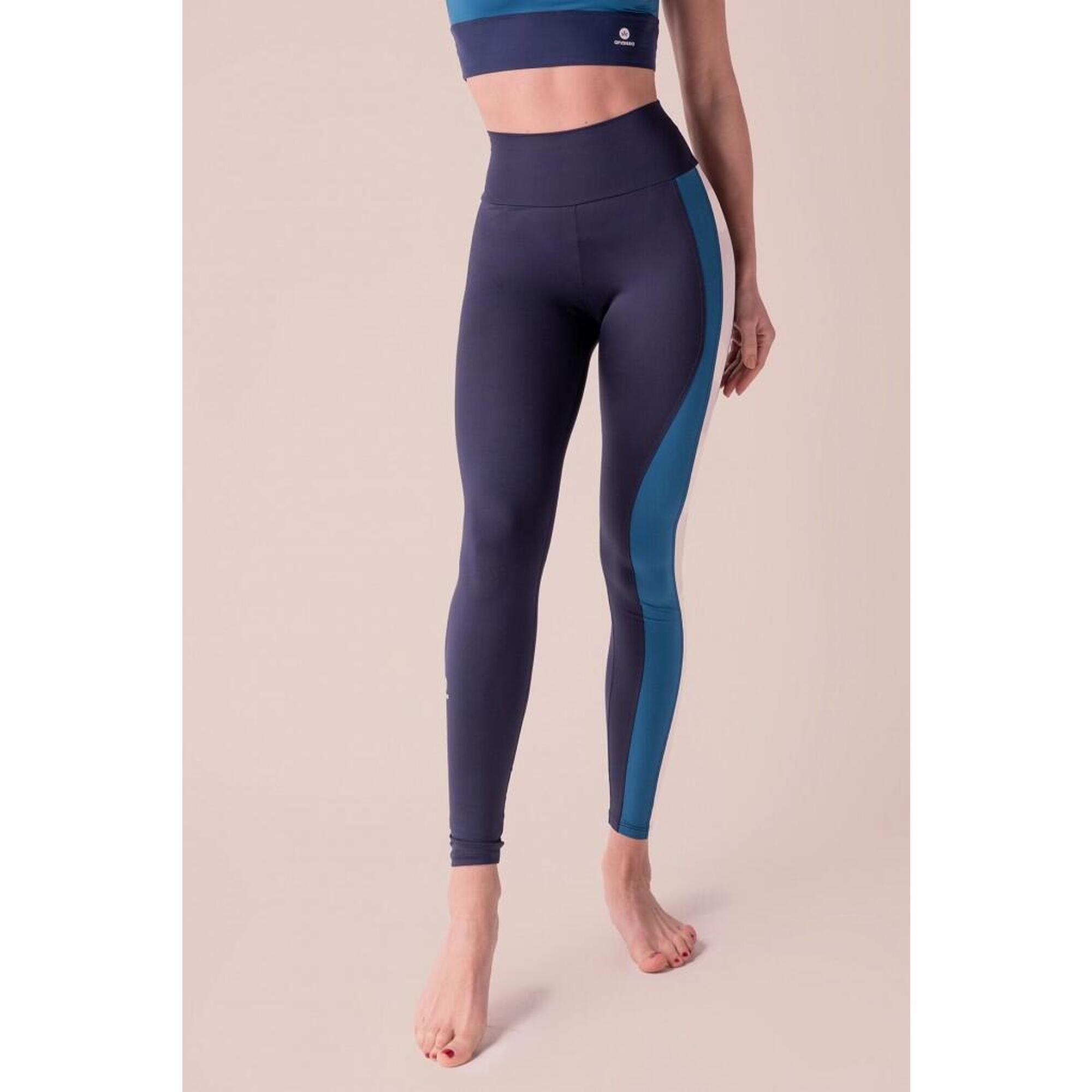 Legging Femme Fitness Taille haute, Ocean