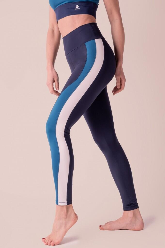 Leggings Modeladoras Fitness Cintura subida Mulher Ocean 4/5