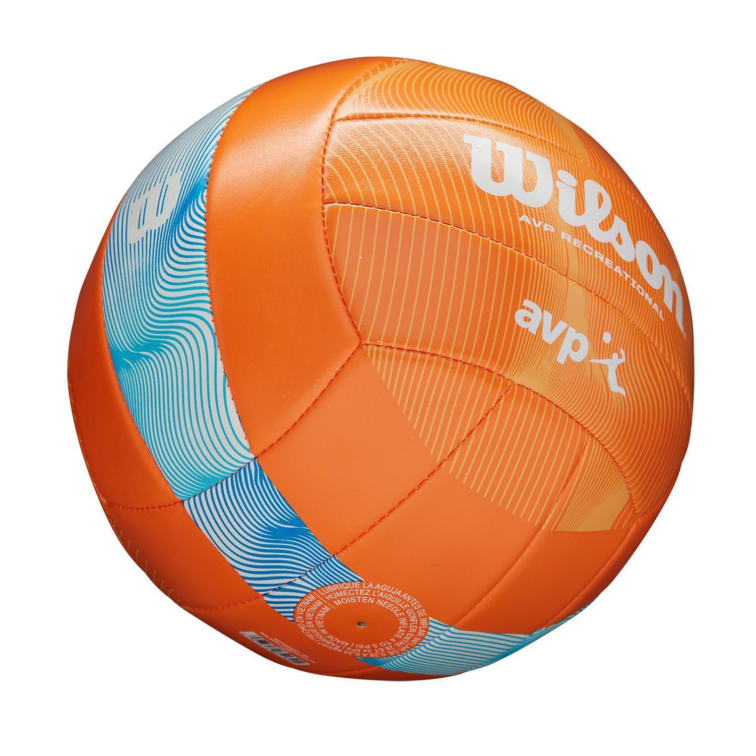 Voleibol de Praia Wilson AVP Movement - Laranja - Tamanho Oficial 5/7