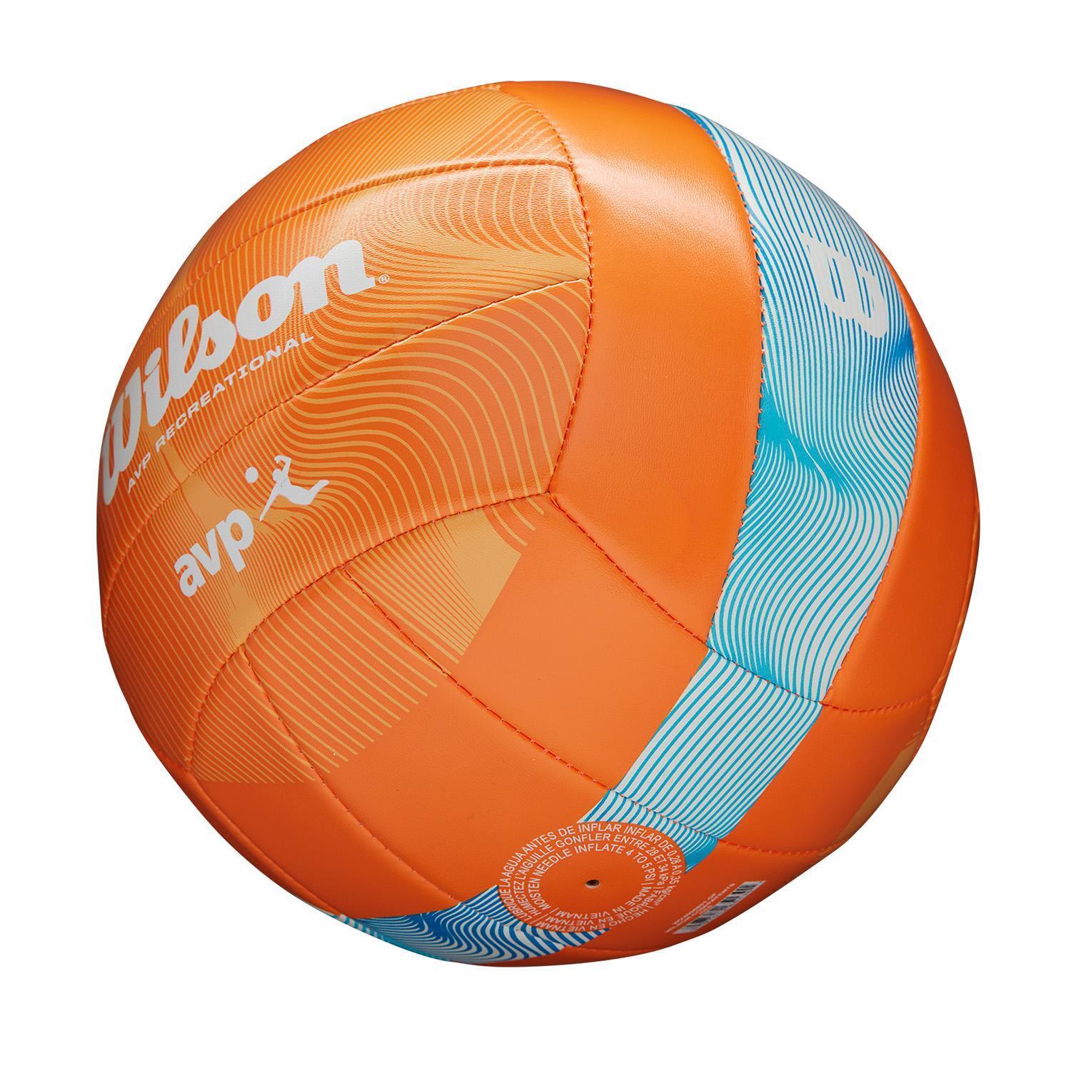 Voleibol de Praia Wilson AVP Movement - Laranja - Tamanho Oficial 4/7